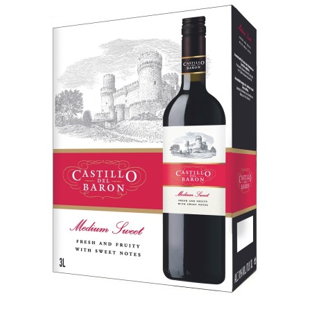 Castillo Del Baron közepesen édes vörös