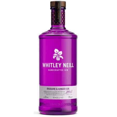 Whitley Neill kézműves gin Rebarbara és gyömbér gin