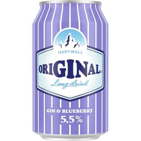 Hartwall eredeti Long Drink Gin & Bleberry 5,5% - (24x0,33L)