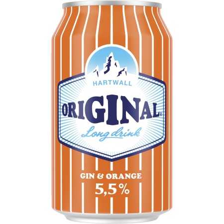 Hartwall Orange Long Drink - 7.92L- (24x0.33L)