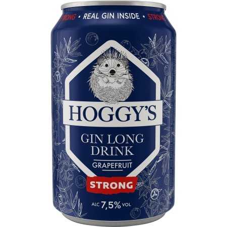 Hoggyґs Gin Long Drink Strong- 7.92L- (24x0.33L)