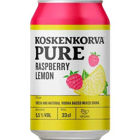 Koskenkorva Pure Raspberry Lemon 5.5% - (24x0.33L)