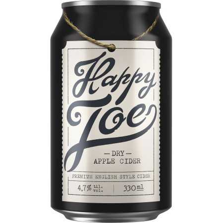 Happy Joe Dry Apple Cider- 7.92L- (24x0.33L)