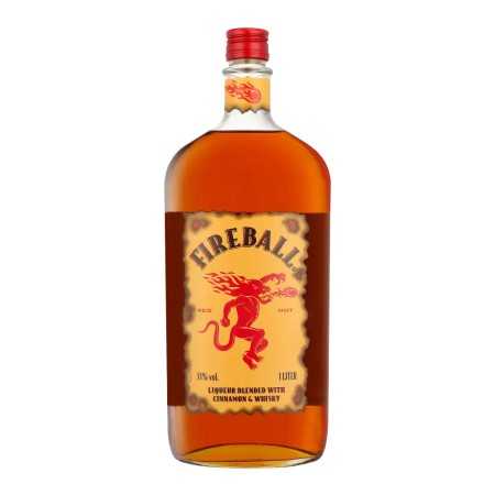 Fireball RED HOT Liqueur with Cinnamon & Whisky 33% Vol. 1.0L