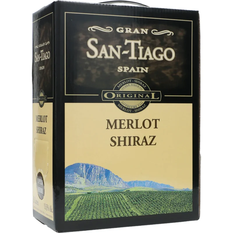 San Tiago Merlot Shiraz 13,5%