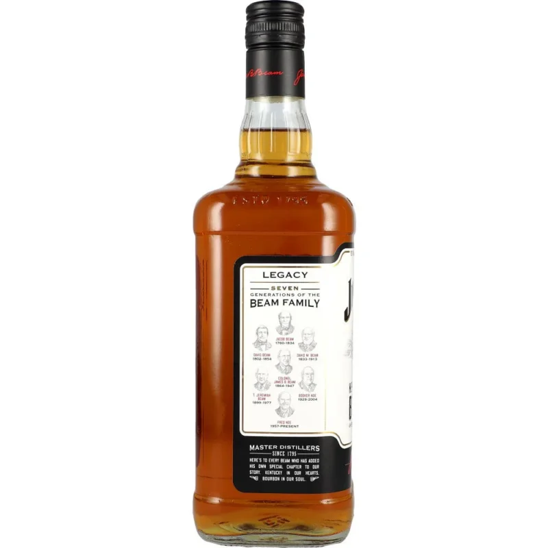 Jim Beam White Bourbon 40% 1L - Image 2