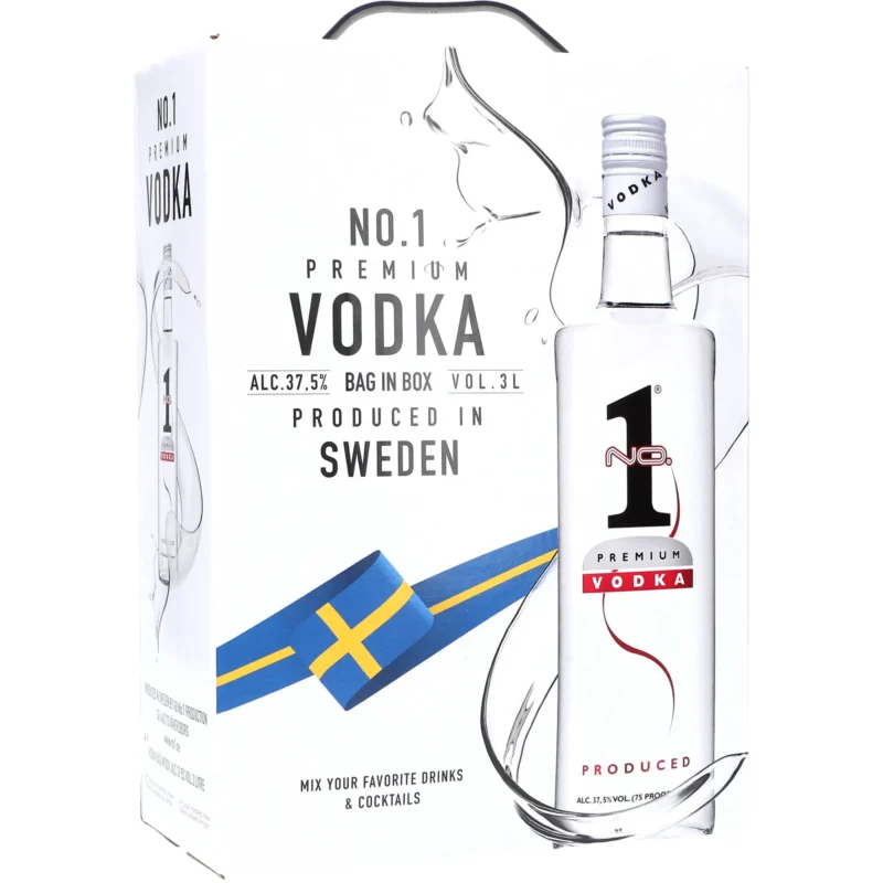 No.1 Premium Vodka 37,5% 3L